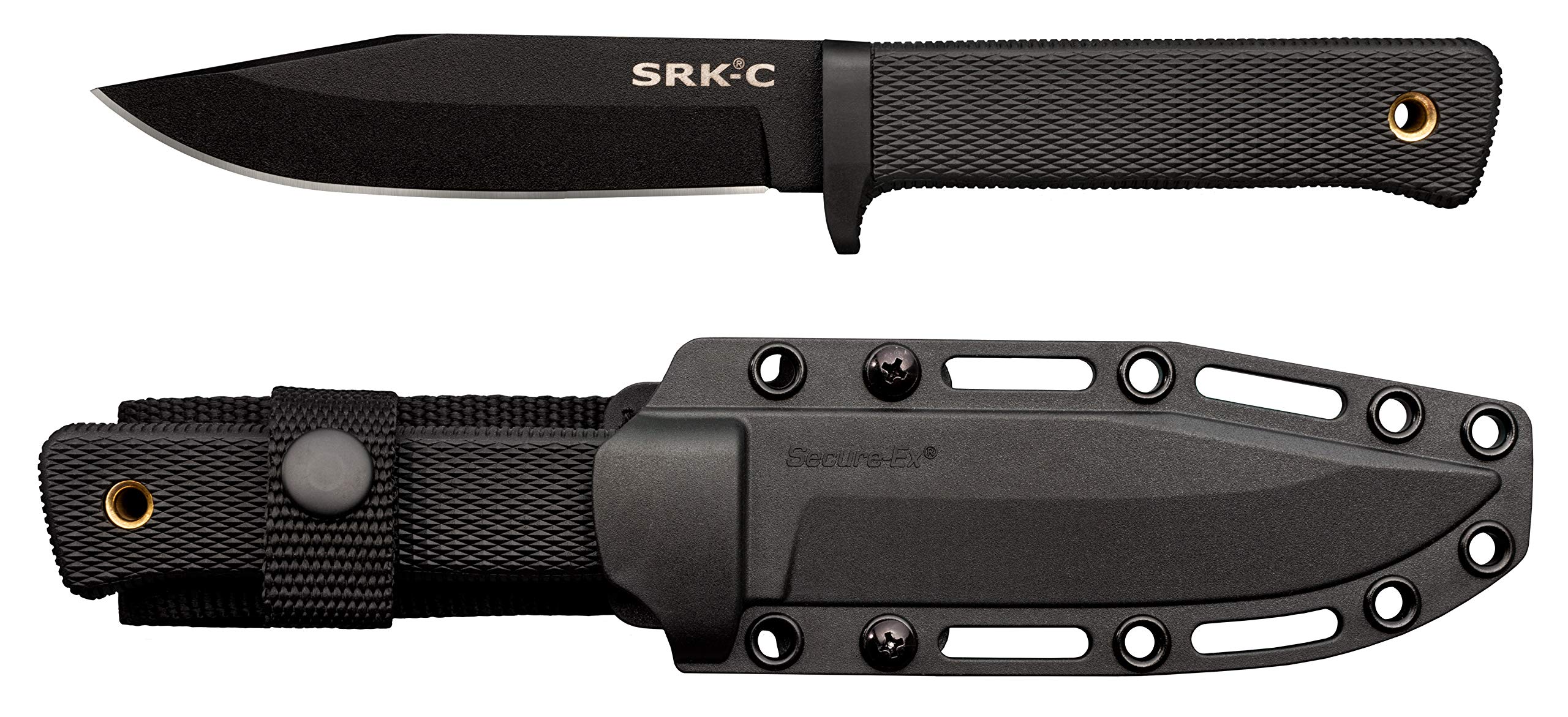 Cold Steel SRK Survival Rescue Fixed Blade Knife with SecureEx Sheath