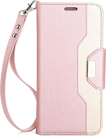 Funda Galaxy S8 Plus, ProCase Carcasa Cartera con Ranura para Tarjetas Espejo Correa de Mano, Funda Billetera Protectora con Soporte Plegable para Samsung Galaxy S8Plus 2017 -Rosado Funda Galaxy S8 Plus, ProCase Carcasa Cartera con Ranura para Tarjetas Espejo Correa de Mano, Funda Billetera Protectora con Soporte Plegable para Samsung Galaxy S8Plus 2017 -Rosado
