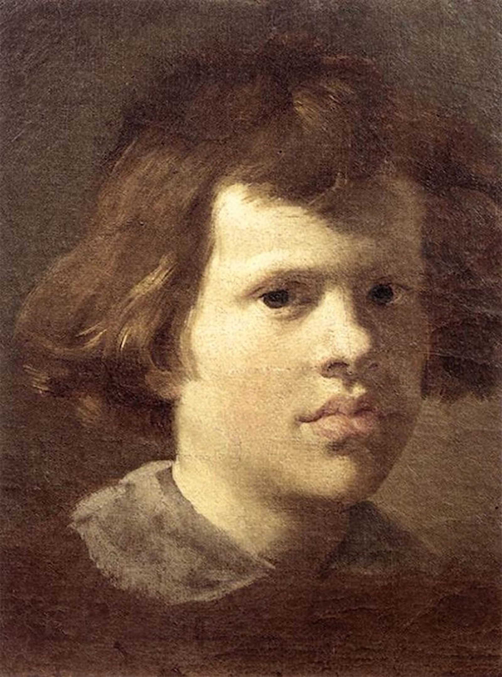 SERENDIPITP Vintage Picture Print on Canvas Wall Art Poster Portrait of a Boy Gian Lorenzo Bernini Artwork Print Poster for Wall Decor 60x90cm