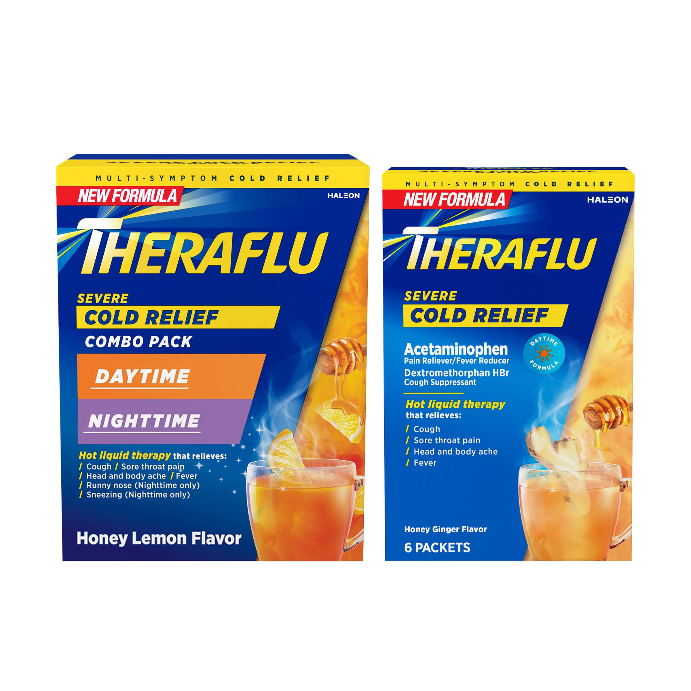 Theraflu Severe Cold Relief Hot Liquid Powder Combo