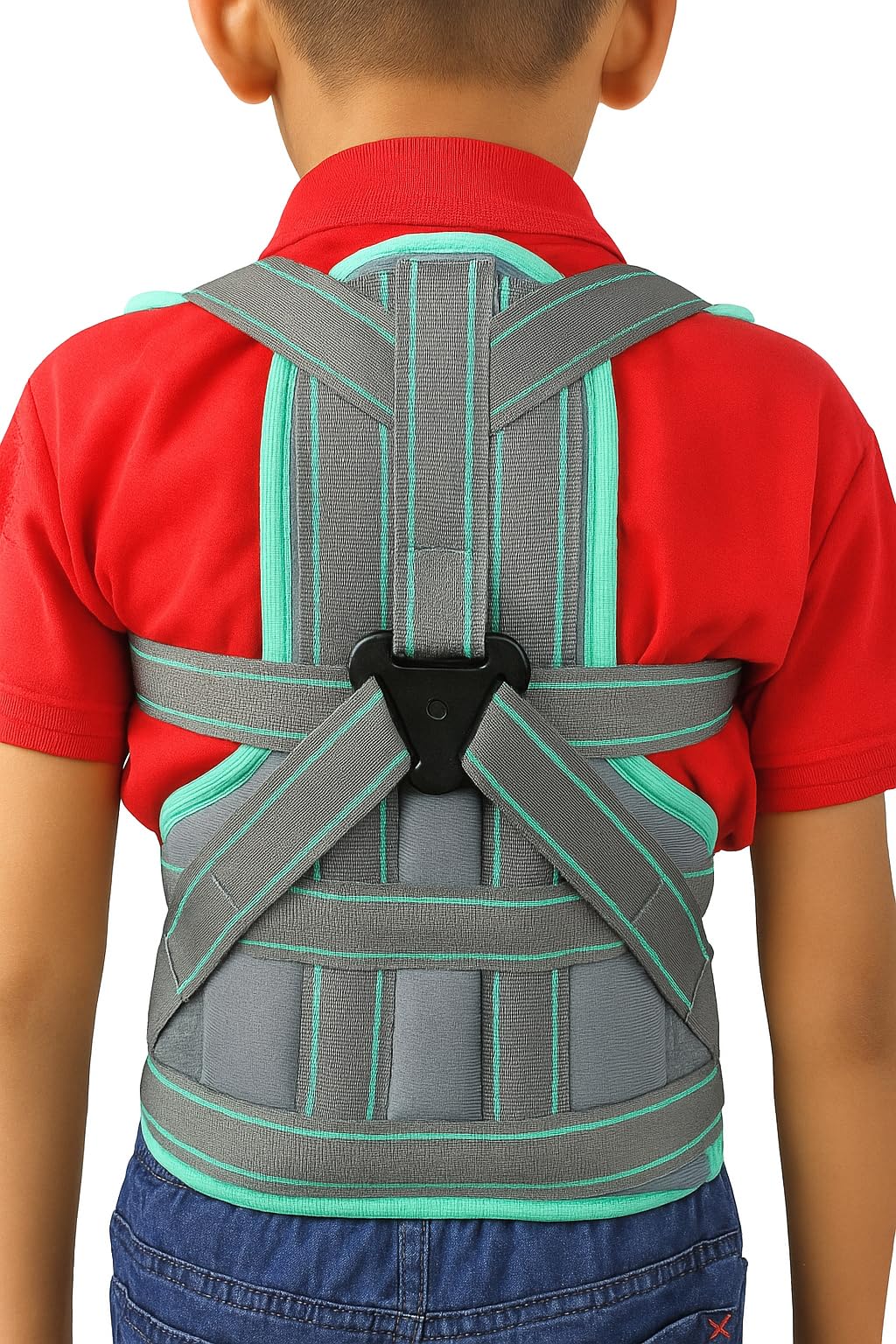 Taylor Brace for Kids (4–8 Yrs) – Adjustable Posture Corrector & Lumbar Spine Support Belt | Comfortable Orthopedic Back Brace for Children IN50-picture-27