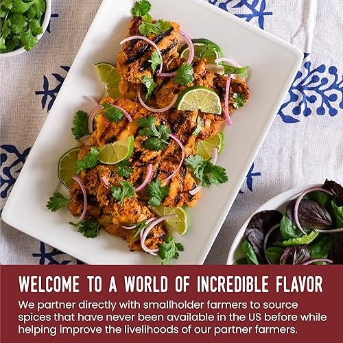 Miniatura 5 de Burlap & Barrel Spice Harmony Paquete de canela real y ajo a rayas moradas - Eleva tus platos con sabores únicos!