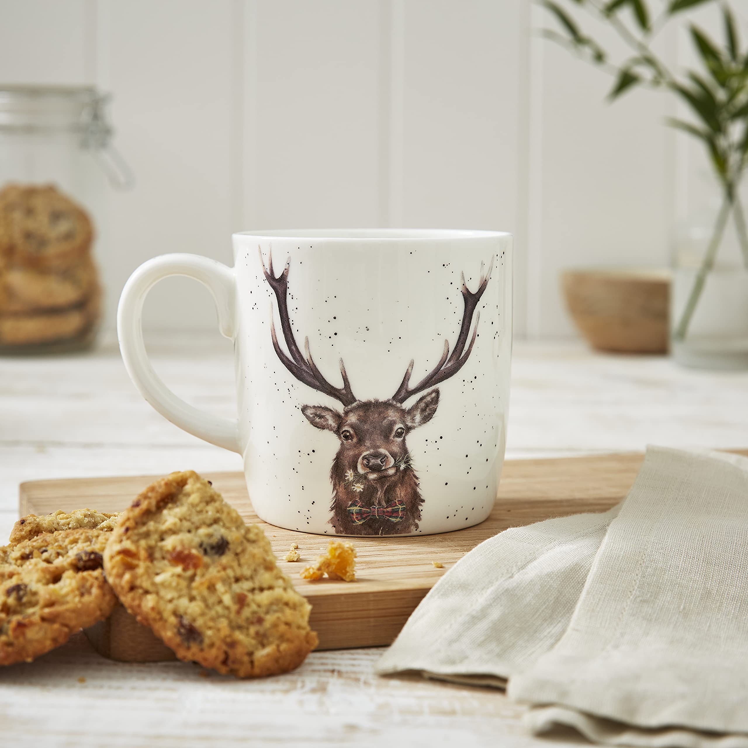 Portmeirion Tazza-La Notte Prima di Natale, Porcellana, Multicolore, 1 unità (Confezione da 1