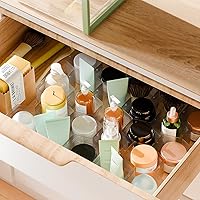 Vista 4 de Honeycomb Separator Adjustable Drawer Organizer Divider for Underwear Belt-Scarf Socks Organizer (Gray(2pcs)) Gris (2 piezas)