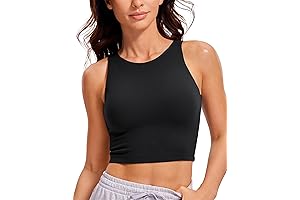 Almere High Neck Cropped Tank