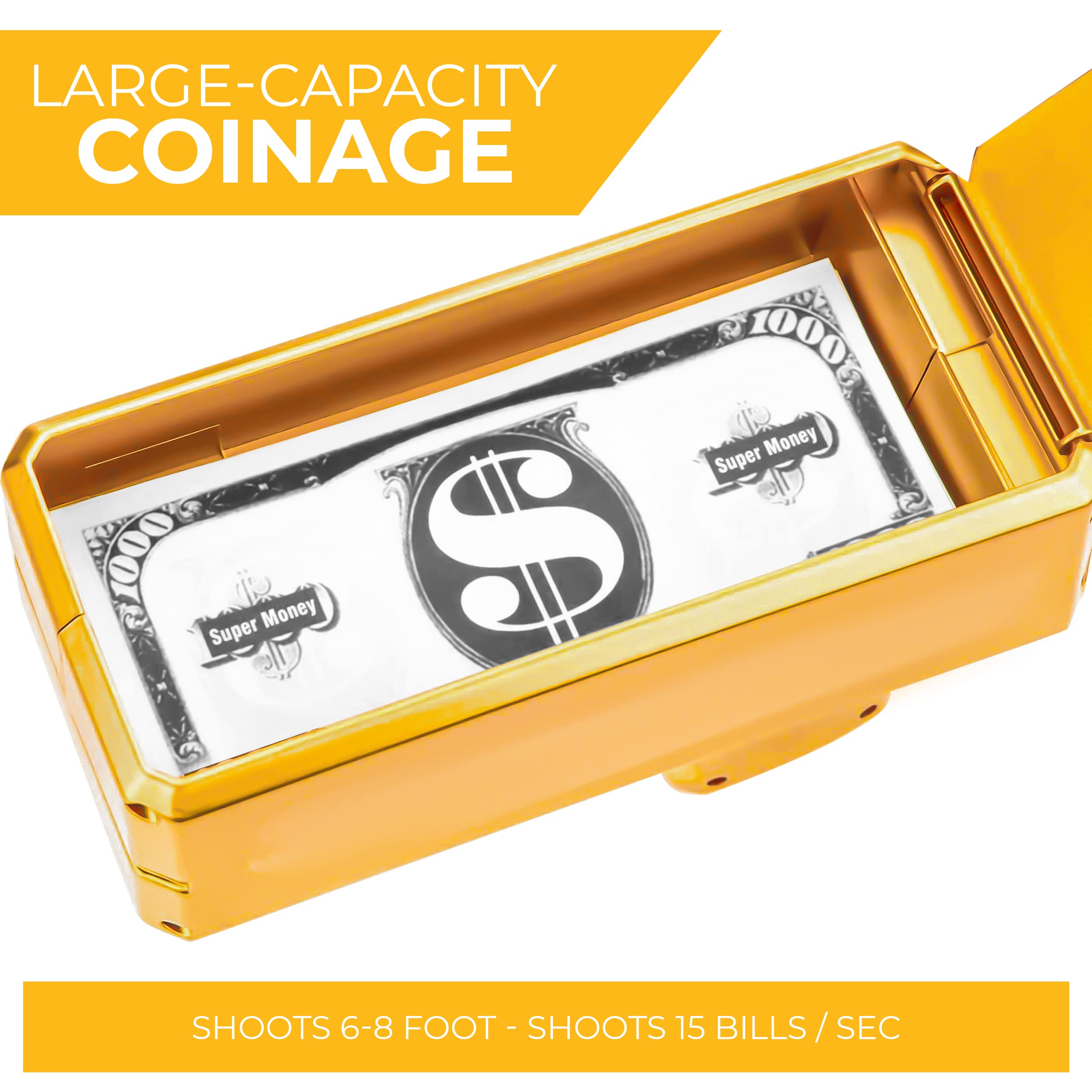 Buy Money Gun with Fake Money Make it rain with 100 Dollar Bill, Real