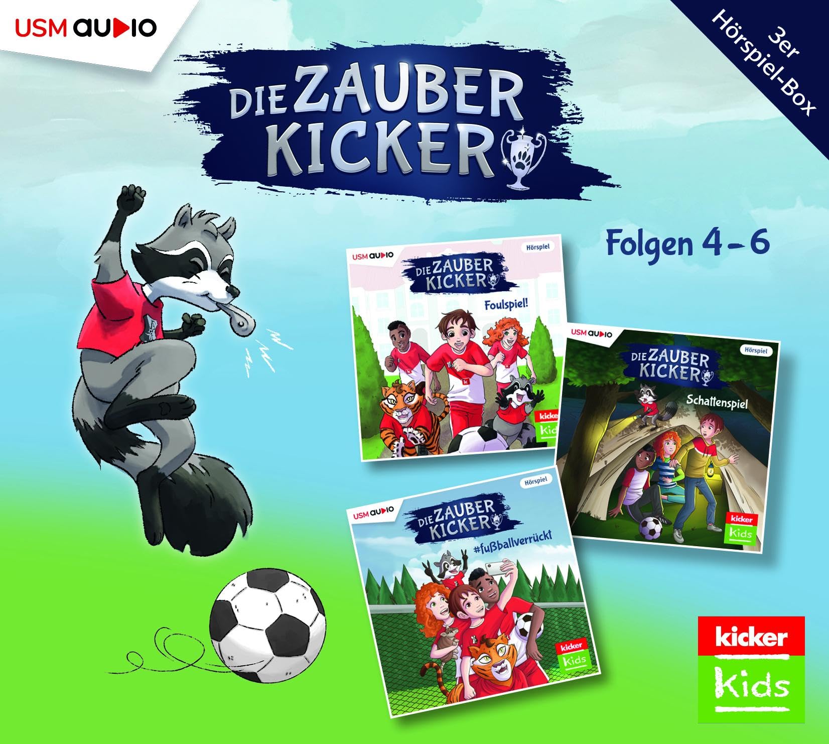 Die Zauberkicker Hörbox Folge 4-6
