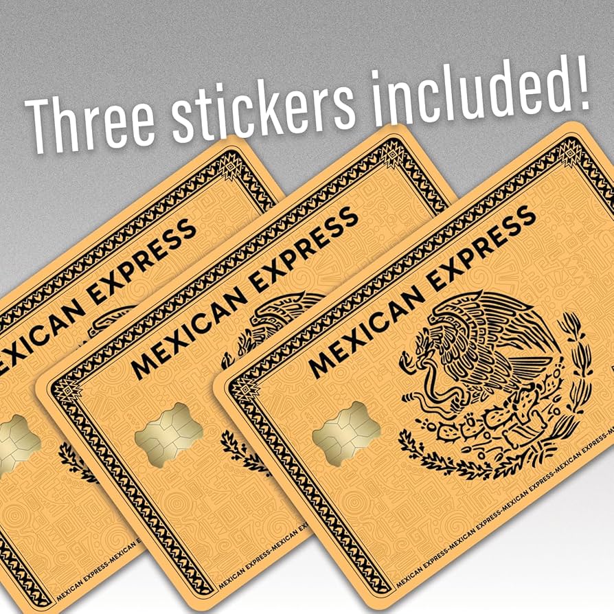 Amazon.com : KCD Mexican Express Credit Debit Card Skin