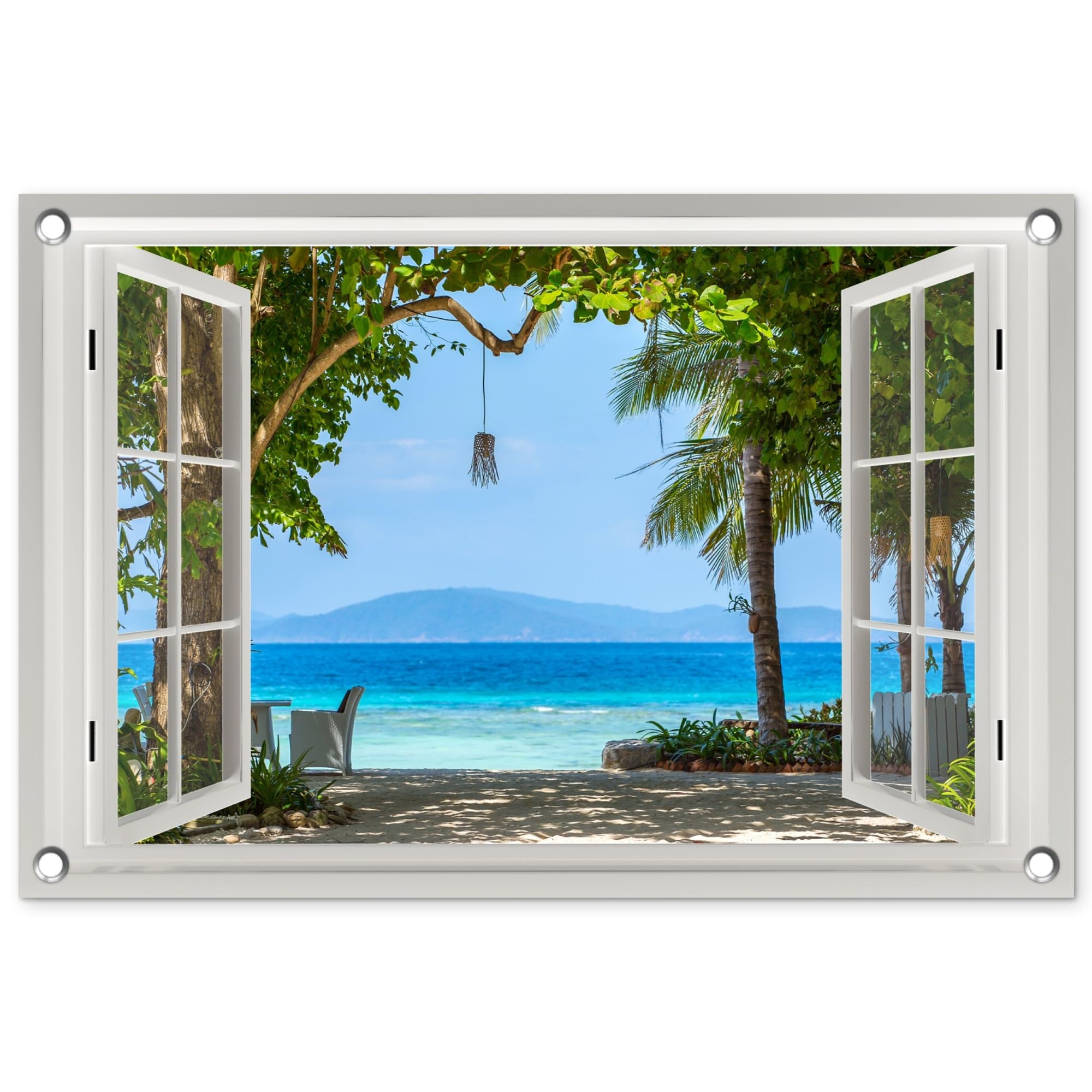 MuchoWow© Garden Decor Balcony Accessories Outdoor Decorations Posters Wall — image 1