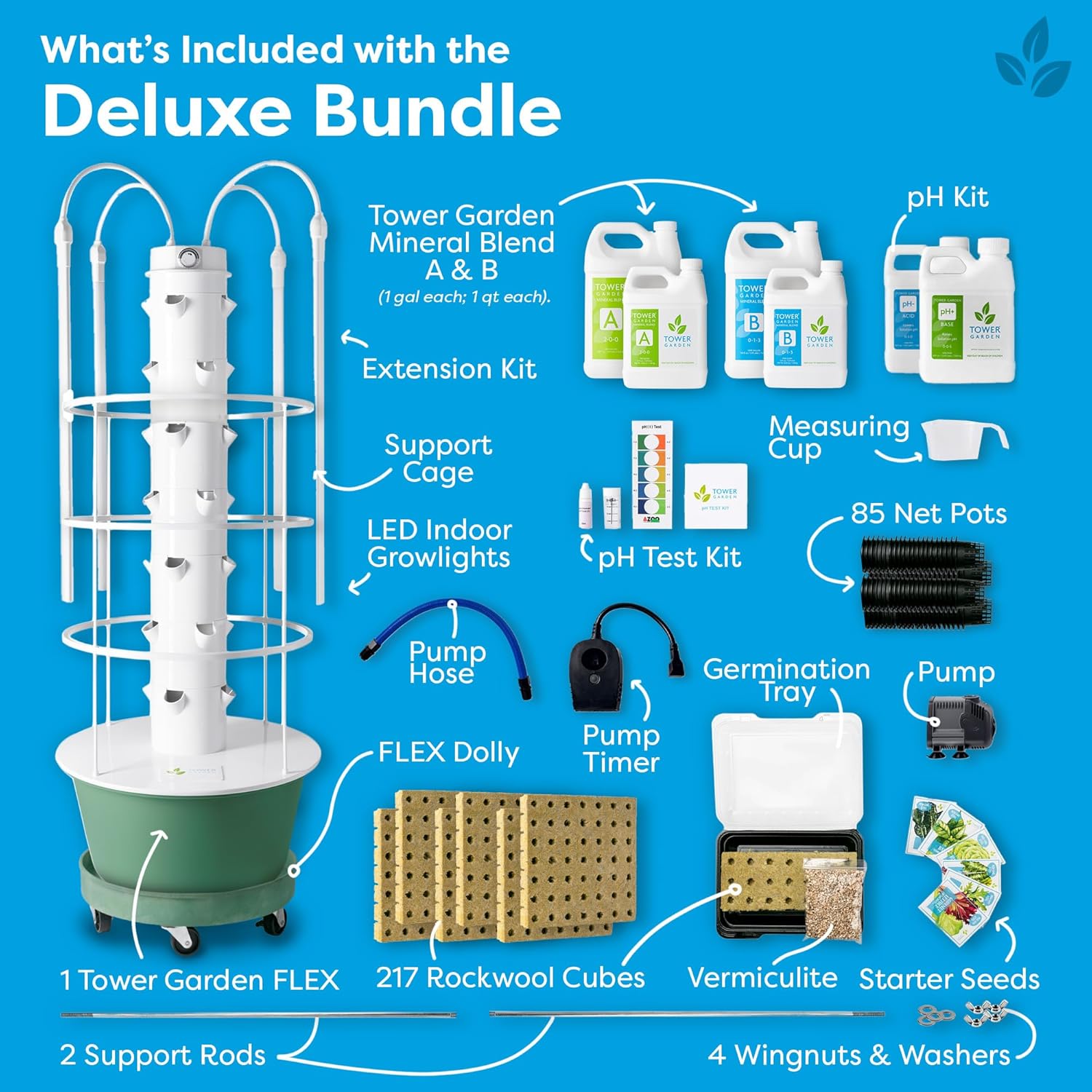 Flex Deluxe Vertical Aeroponic Planter