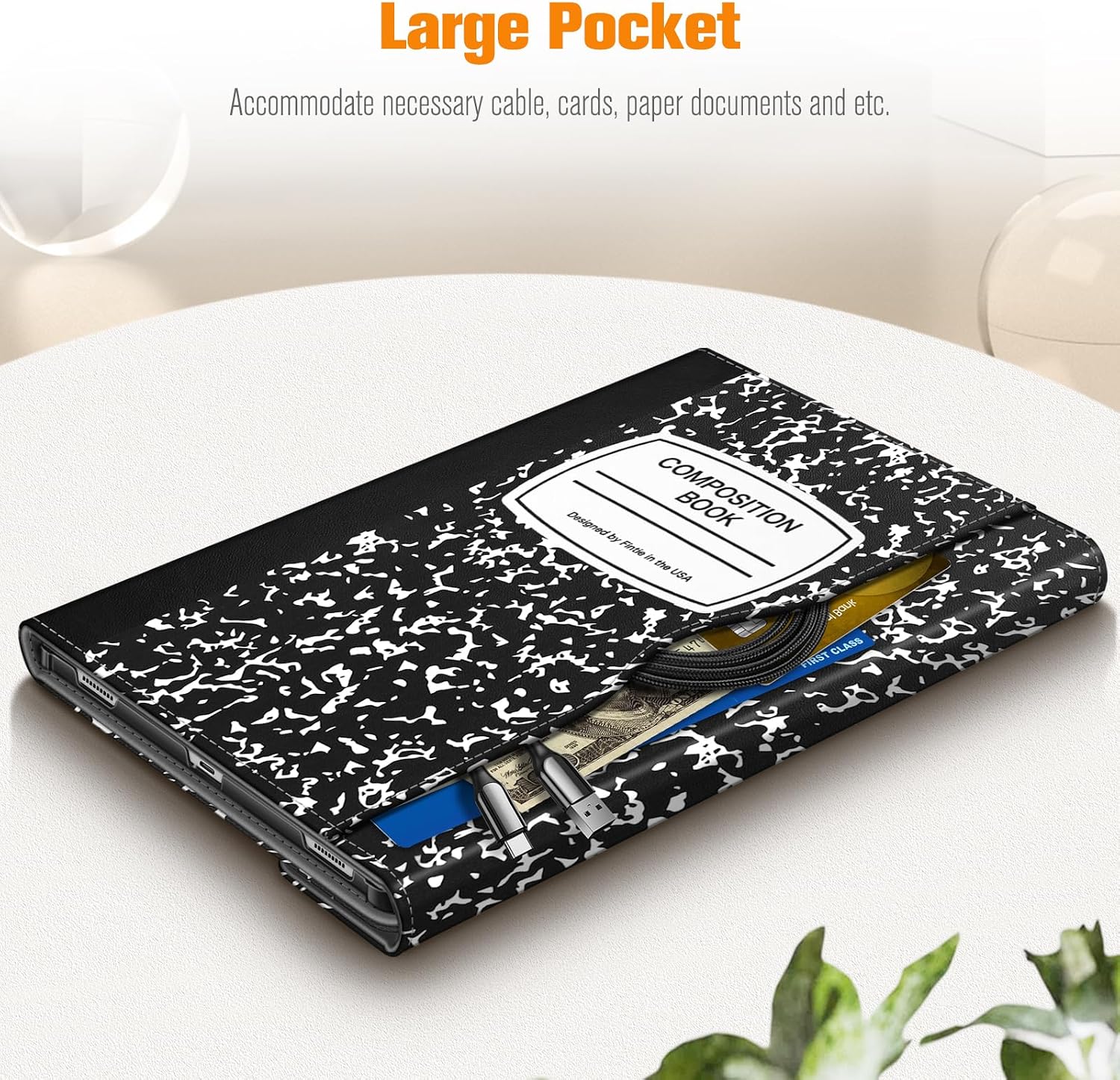 Fintie Case for Samsung Galaxy Tab S10 Plus/S9 FE Plus 12.4'', Comp Book image 4