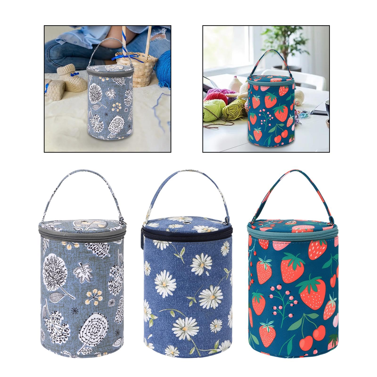 CALANDIS™ Yarn Storage Bag Portable Yarn Organizer for Cross Stitch Embroidery Outdoor A | Storage Bags | Home Organization | Household Supplies & Cleaning 3