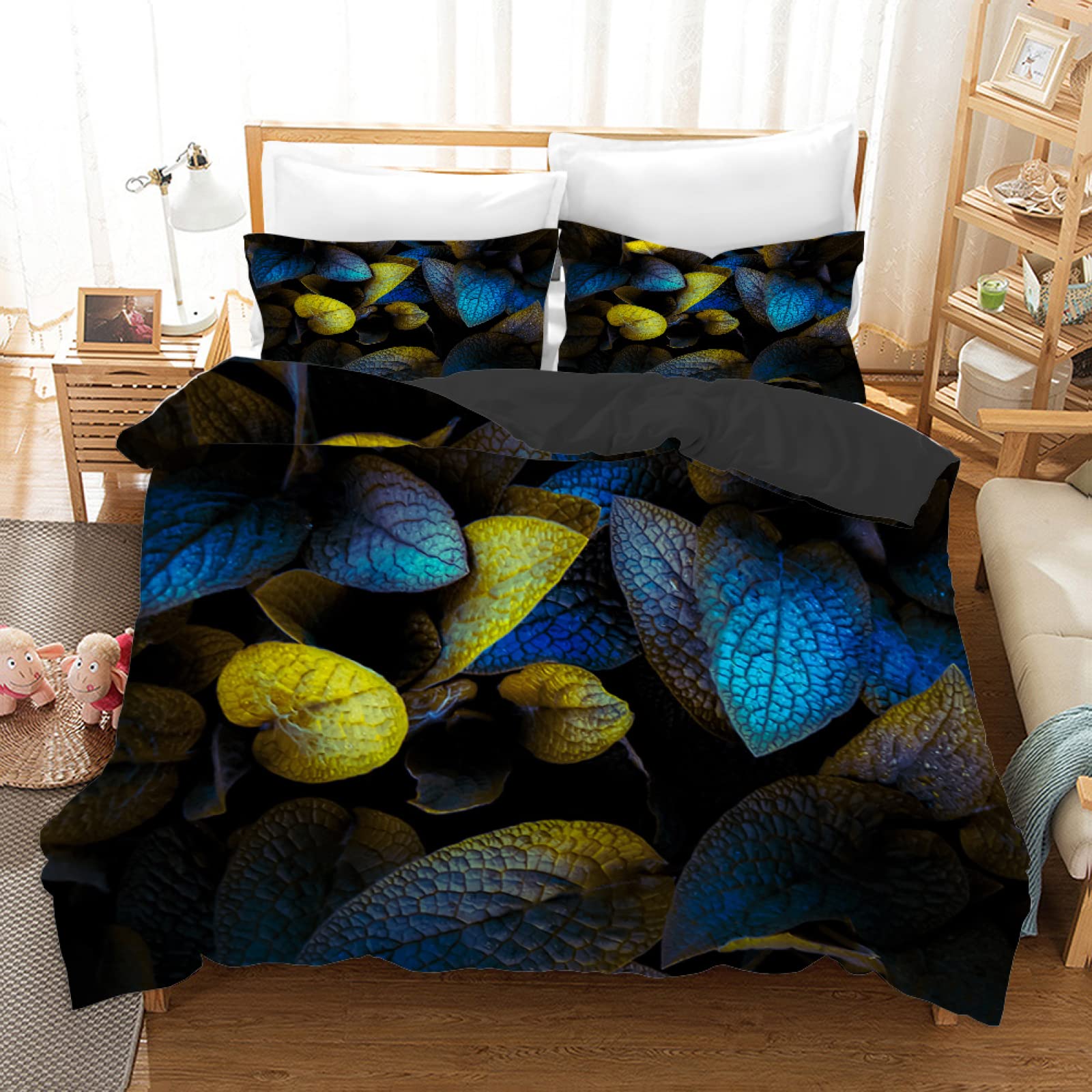 Housse de couette 90x190 enfant microfibre lit simple fille garçon