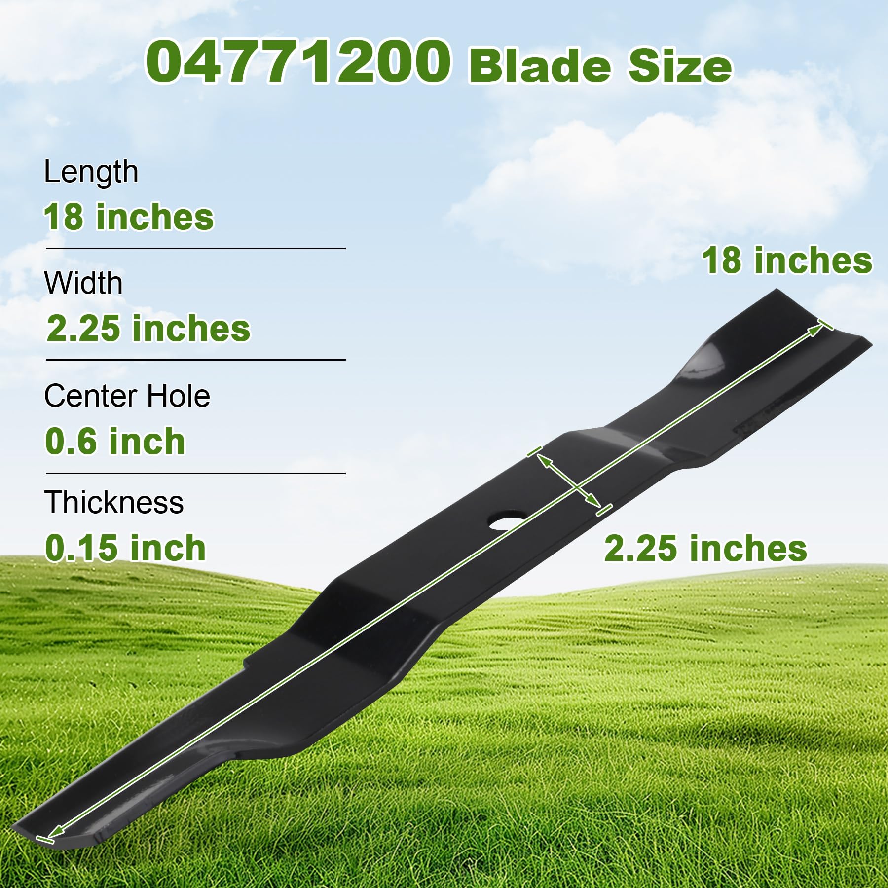 Amazon.com : superbobi 04771200 Lawn Mower Blades Replacement for