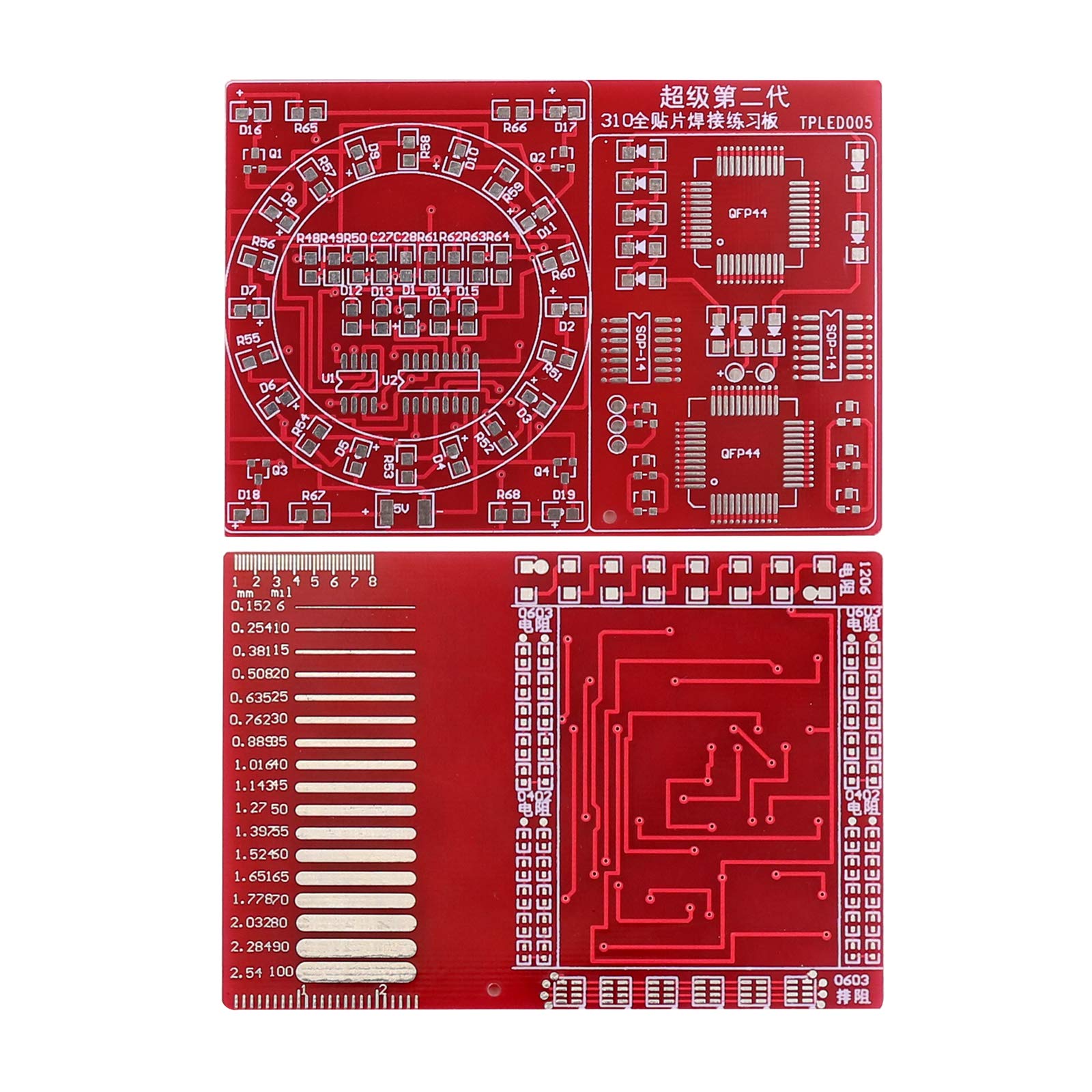 DIDODI Kit Entraînement Soudure 4 En 1 SMD SMT - Pour Débutants Et Étudiants