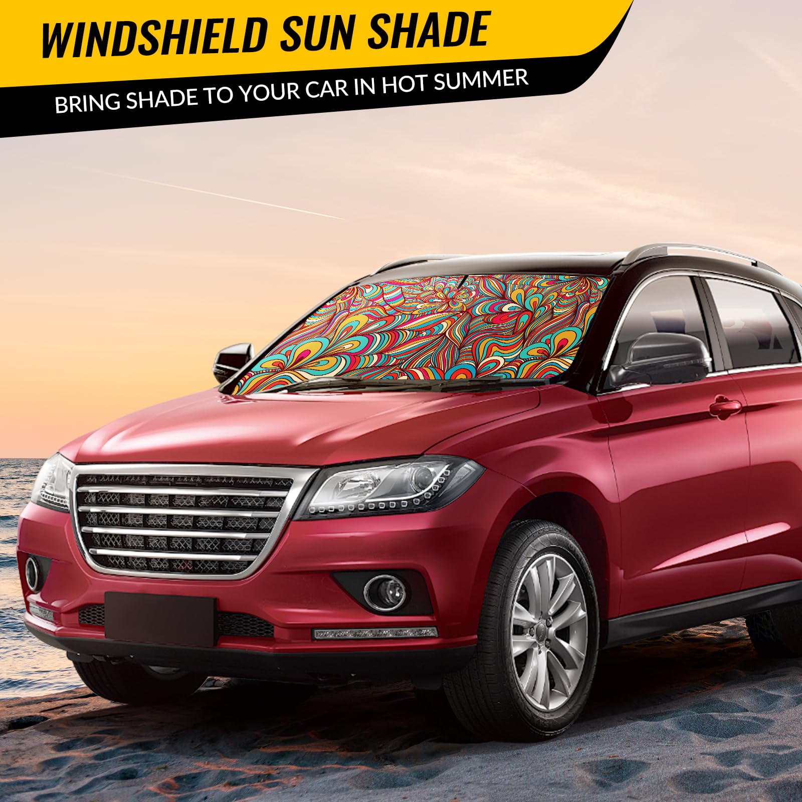 Parasol para parabrisas, parasol para coche, parasol reflector que ofrece la máxima protección para el interior del coche