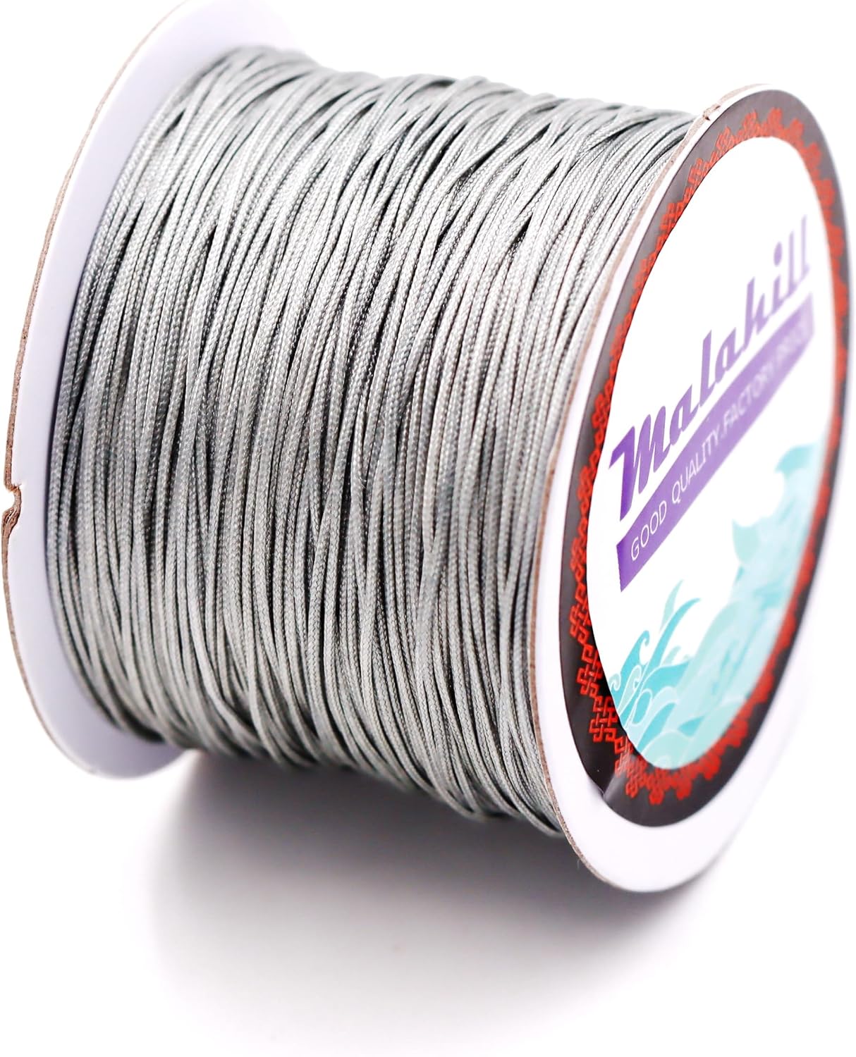 Beading Cord for Necklace, Thread for Jewelry Making, Chinese Knotting Cord，Inelastic String for Bracelet, Cord #72 15 Colors