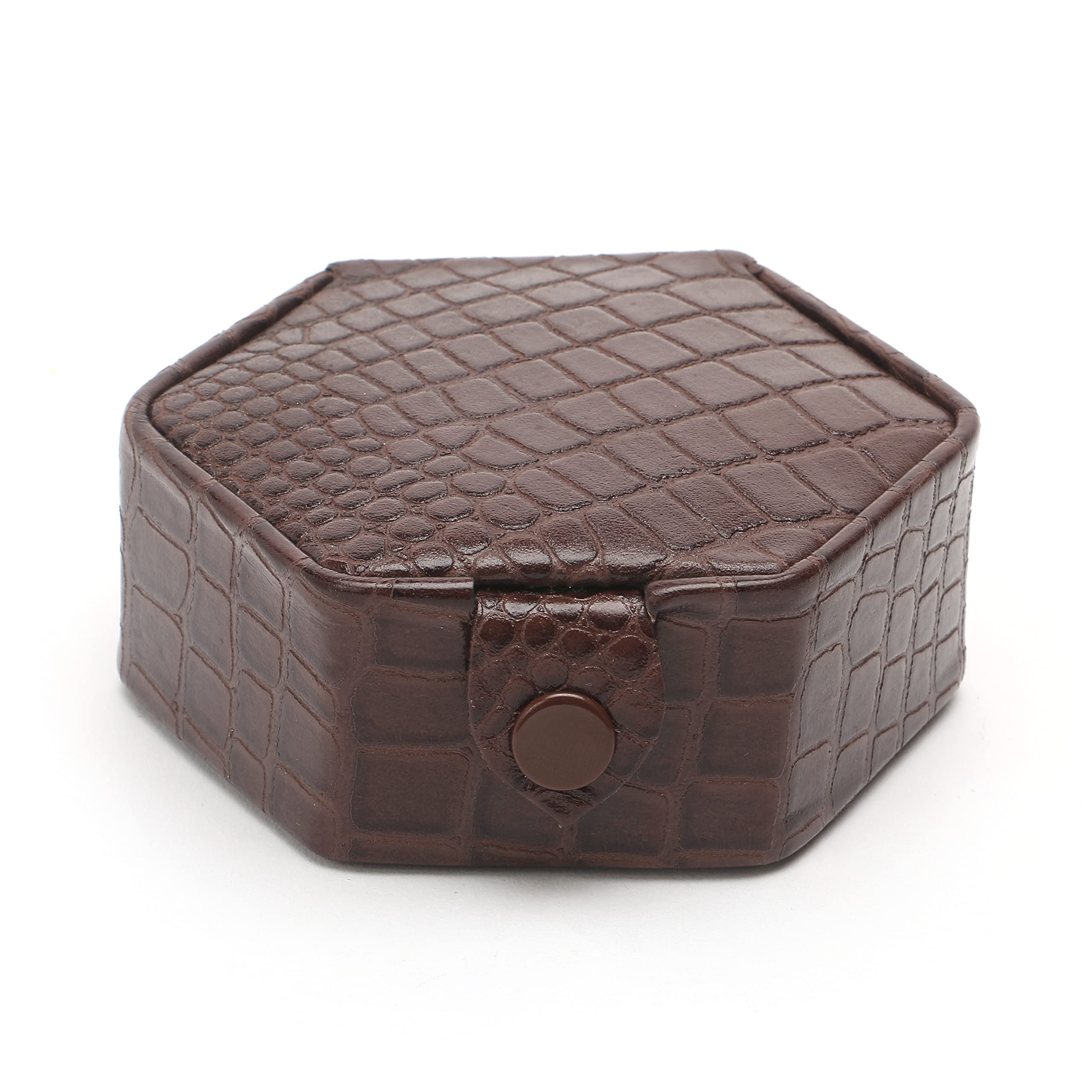 C COMFORT Geniune Leather Multipurpose Container for Bangles & Rings - Jewelry Bangle Box for Women, Travel Organizer (Design- 2)-image-23
