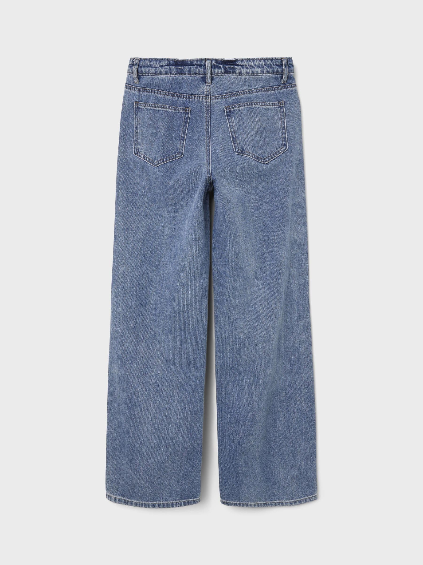 NAME IT - Nlfnoizza DNM HW Straight Pant Noos, Jeans Bambine e Ragazze