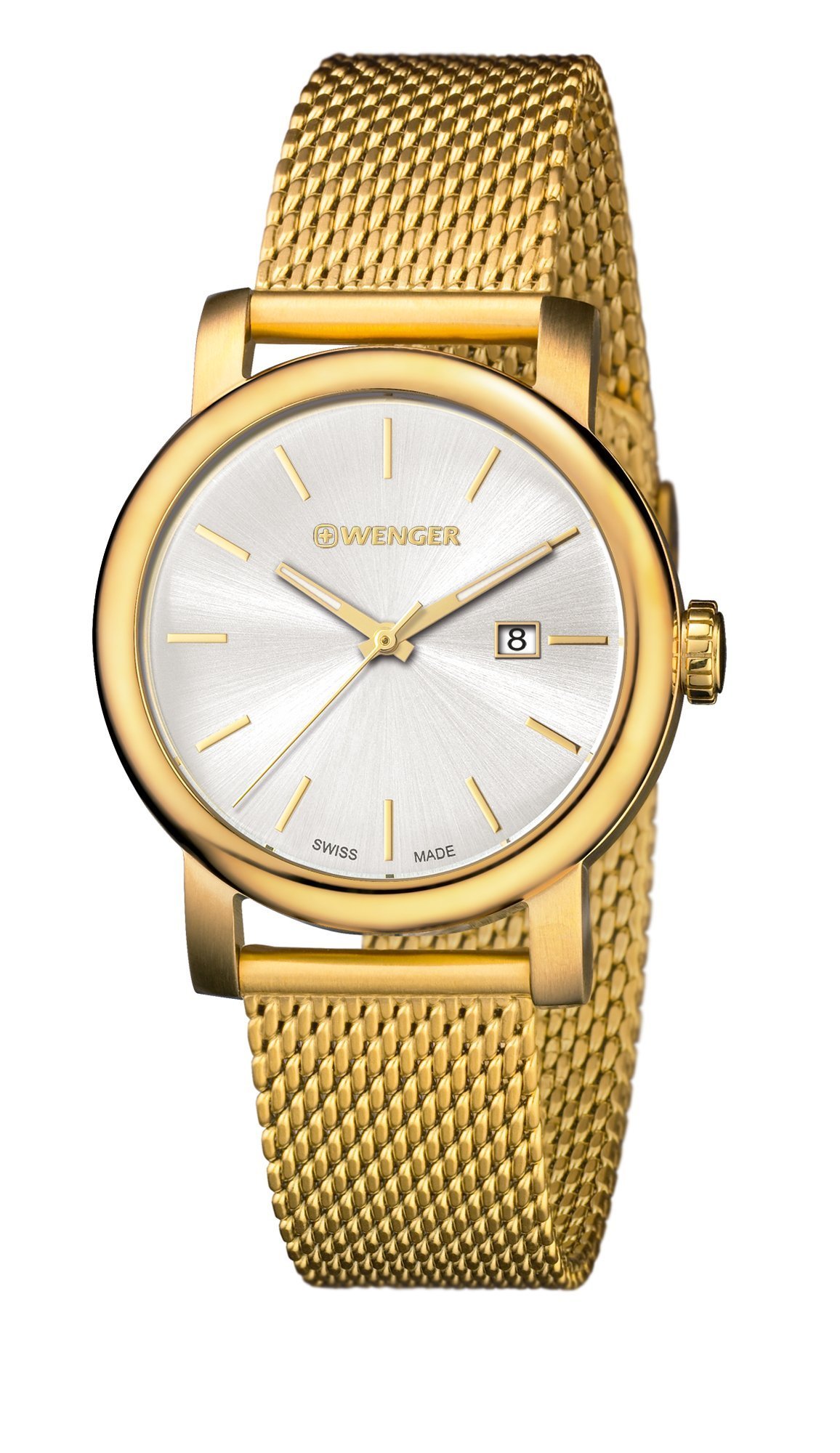 WENGER Swiss Made Urban Classic Lady Analog Quartz White Dial Women’s Watch - 01.1021.118 (B01EIC9WWM) Amazon Price History, Amazon Price Tracker
