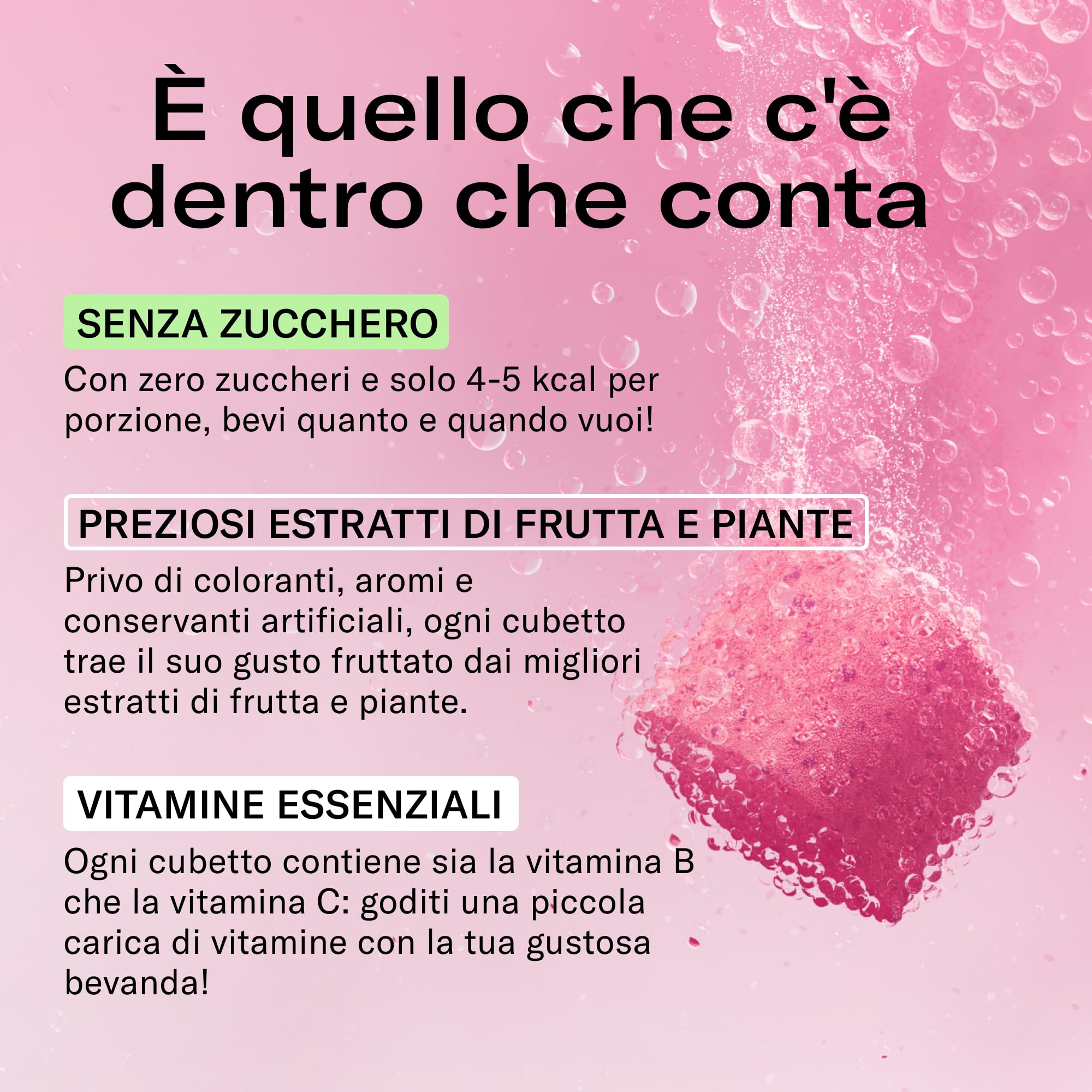 waterdrop® Set Microdrink, ARANCIA, LIMONE e POMPELMO, 36 cubetti effervescenti senza zucchero per aromatizzare l'acqua, Estratti di frutta e piante, Acqua Aromatizzata, infusione a freddo