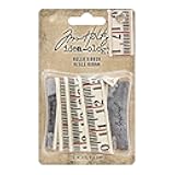 Tim Holtz, Advantus Ruler Ribbon, tan