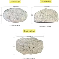 Vista 2 de Zatanmulo Piedra conmemorativa personalizada para mascotas, piedra conmemorativa de jardín personalizada, lápida de perro, lápida de gato, placa