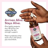 Vista 8 de Garden of Life Probióticos Crudos para Mujeres – 85 mil millones de UFC probióticos para la salud vaginal con vitaminas, minerales y enzimas – 90