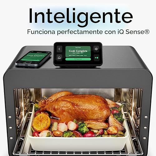 Miniatura 7 de CHEF iQ MiniOven - Combo de freidora de aire y horno tostador inteligente, horno de convección de encimera 11 en 1, hornear, asar, freír al aire,