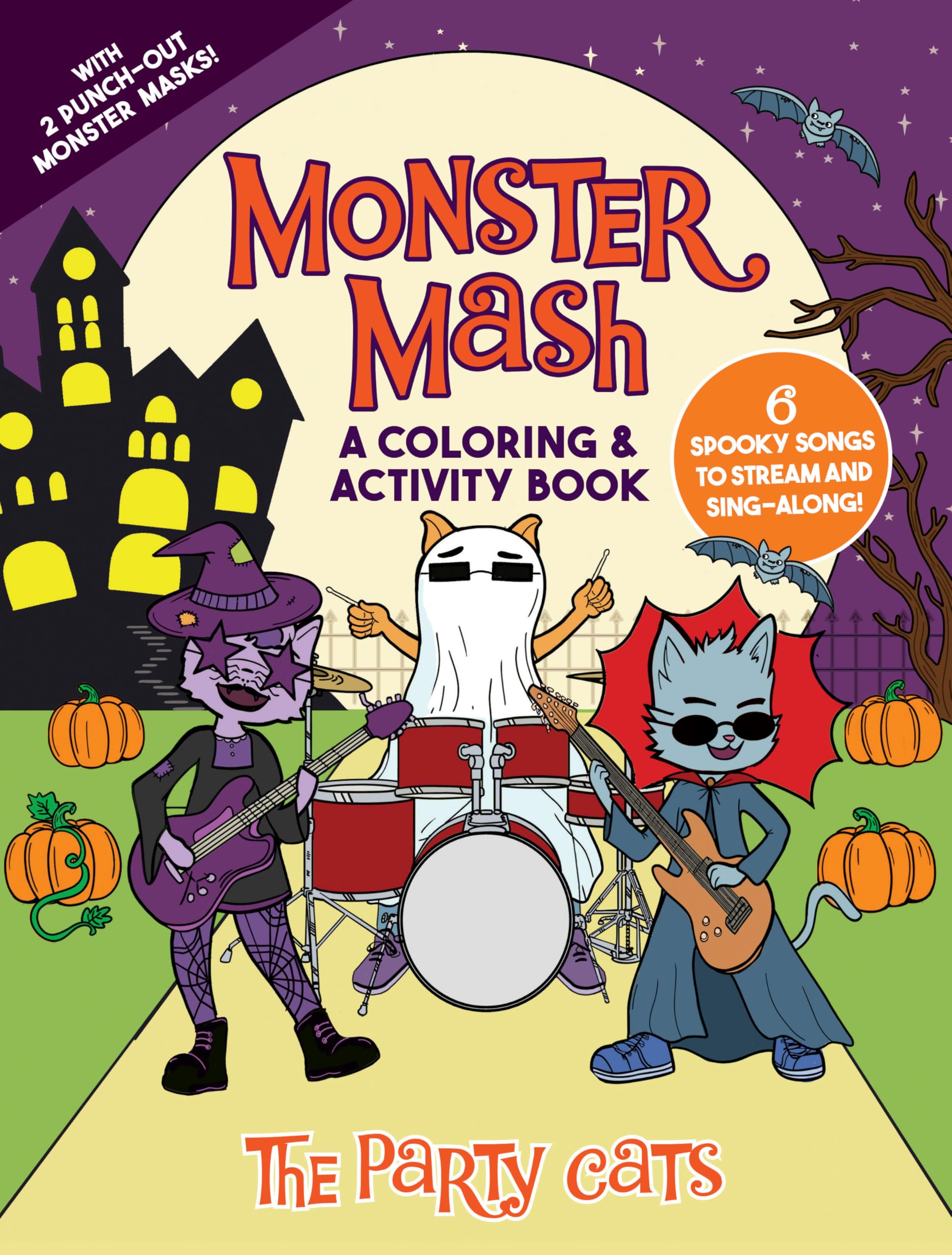 Monster Mash: A Coloring & Activity Book by the Party Cats