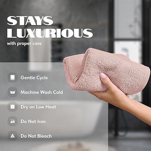 Vista 94 de White Classic Bleach Safe - Toallitas de maquillaje negras para limpieza facial, paquete de 6, toallas de maquillaje negras de algodón de lujo súper