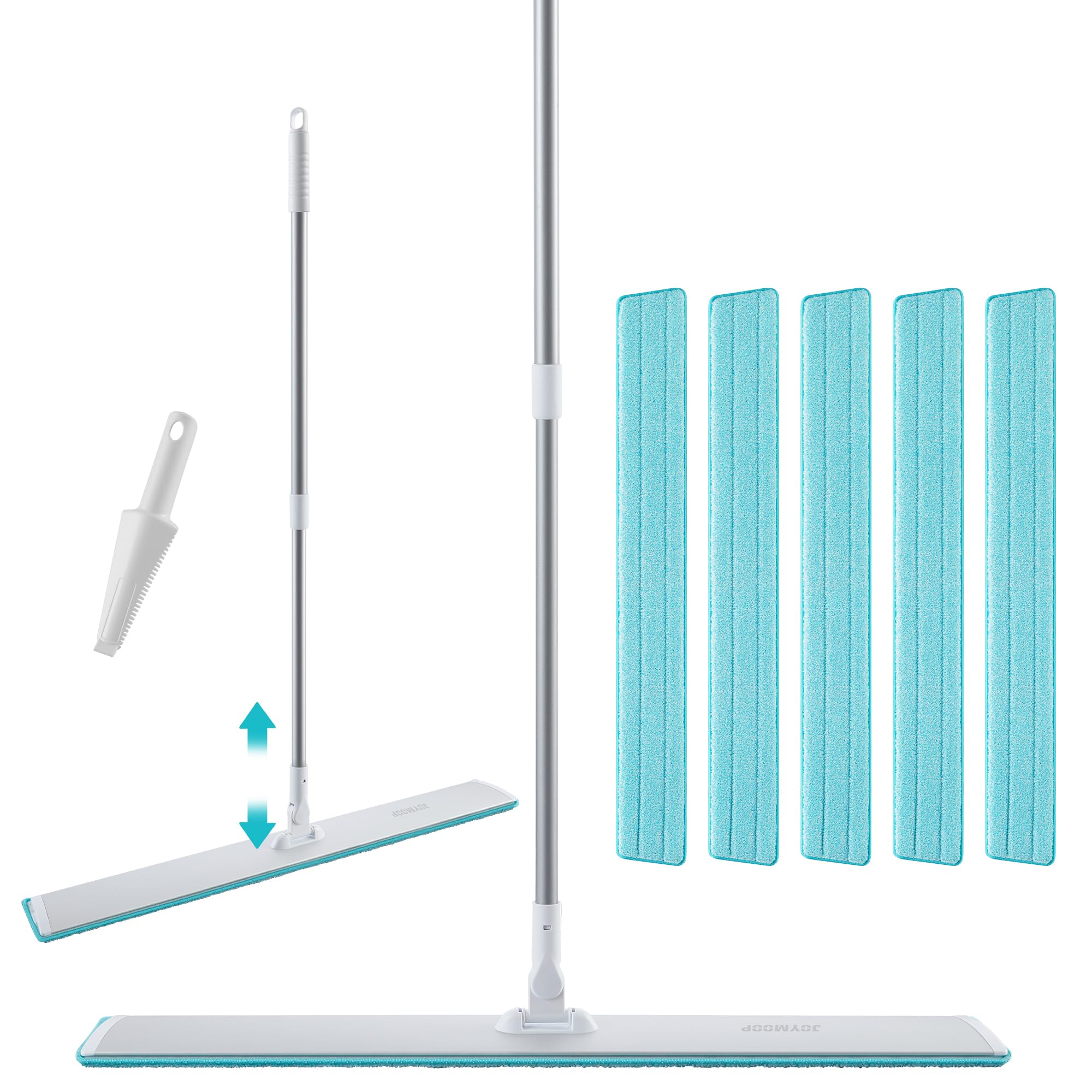 JOYMOOP 36 inch commercial dust mop with 5 pads