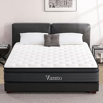Full Mattress,12 Inch Hybrid Memory Foam Mattresses and Single Pocket Springs Reduce Pressure and Relieve Back Pain & Cooling Full Bed,Full Size Mattress