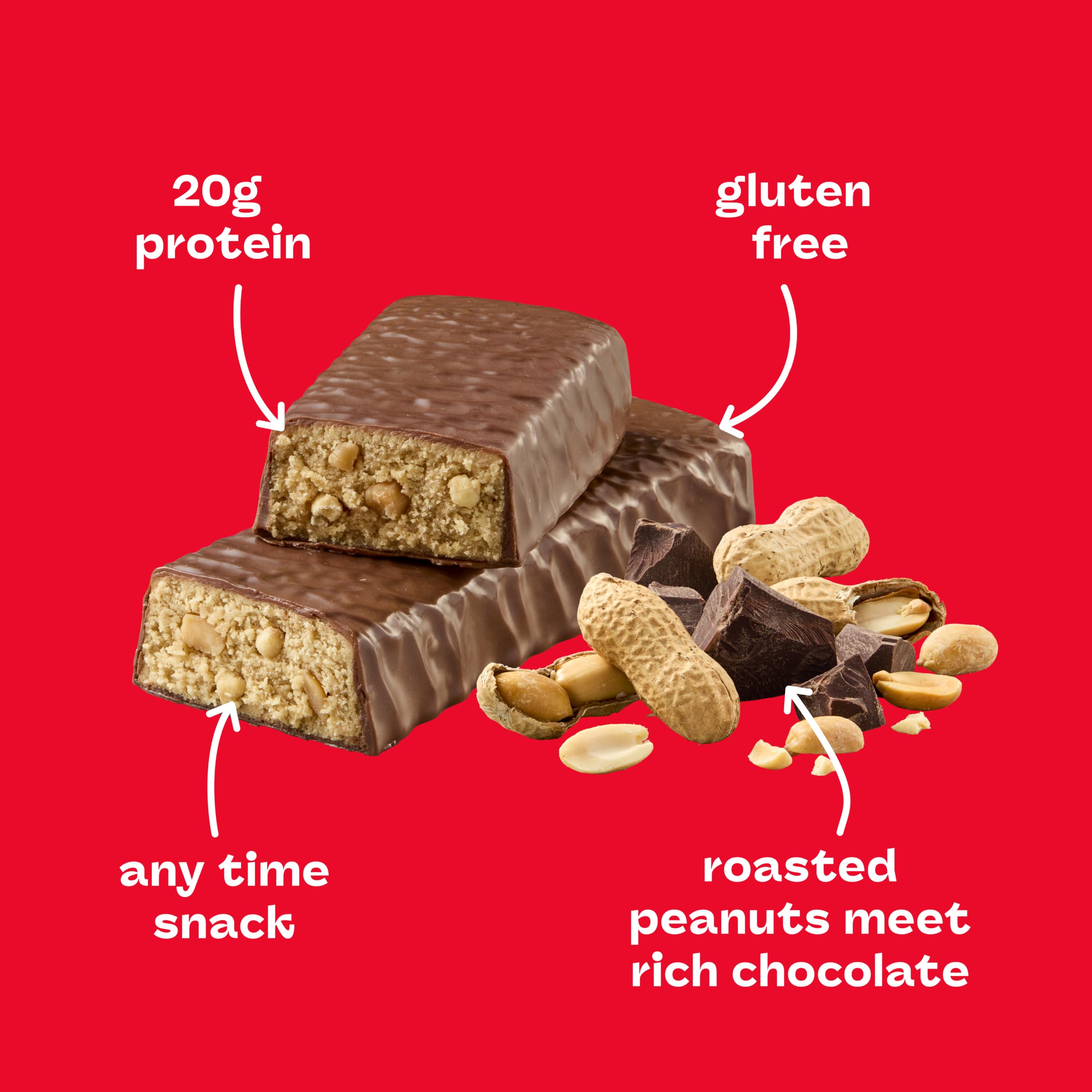 think! High Protein Bar, Chunky Peanut Butter, 10 Count — Amazon image 4