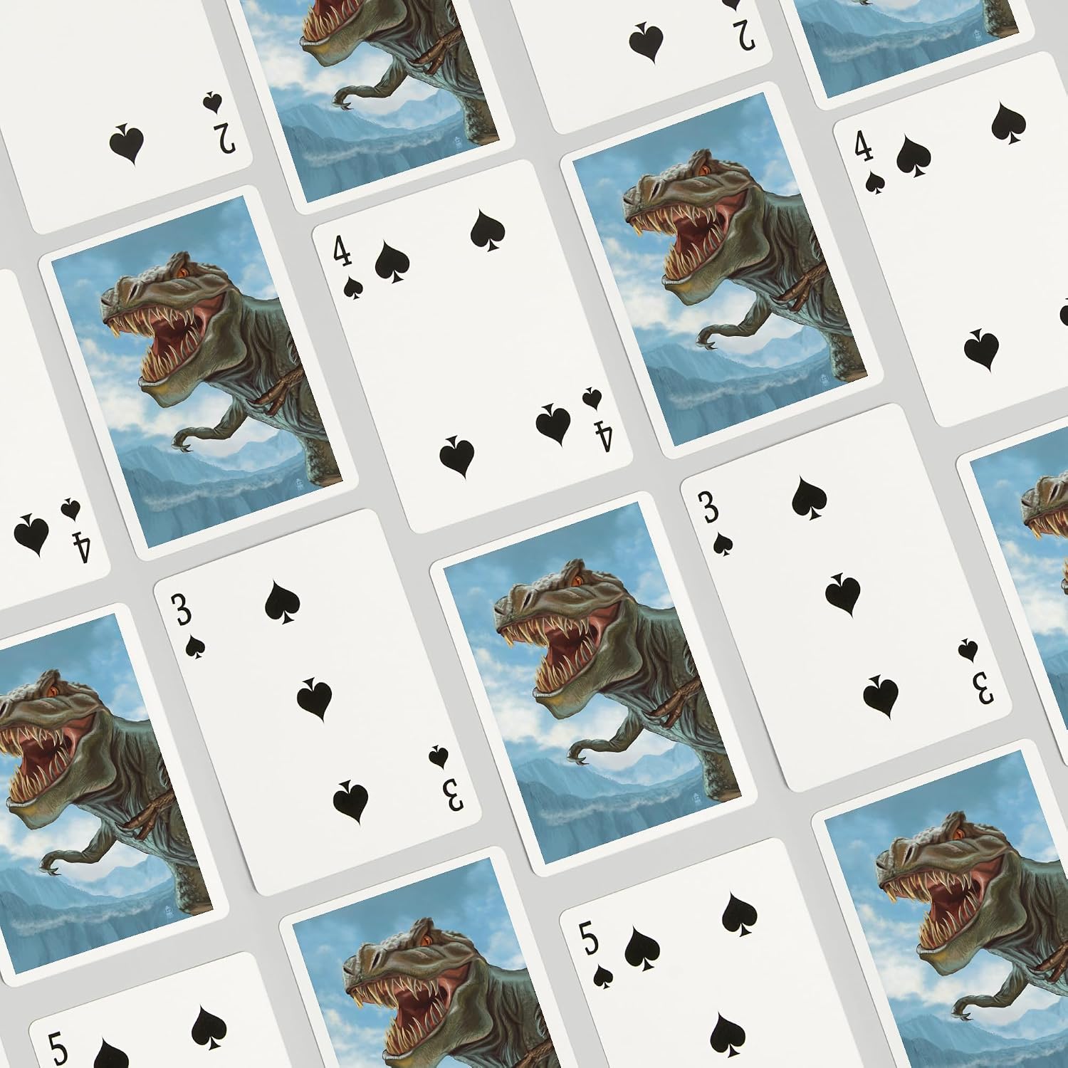 T Rex Dinosaur ( Playingカードデッキ &ndash; 52カードPokerサイズwithジョーカー)