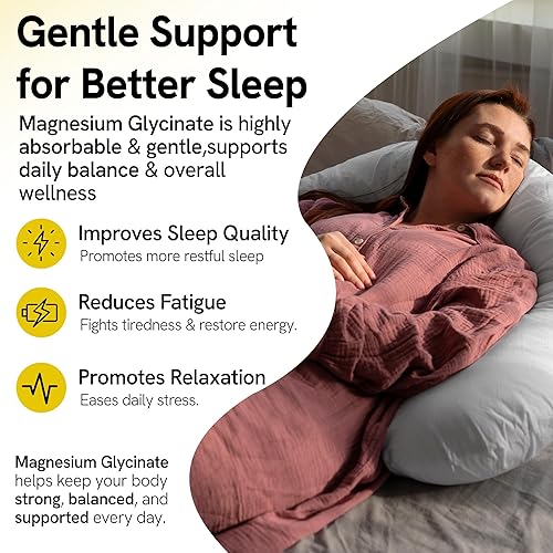 Miniatura 8 de Glicinato de magnesio 400 mg cápsulas blandas - Suplemento de magnesio - Alta absorción para la recuperación muscular - Mejor sueño, apoyo cardíaco