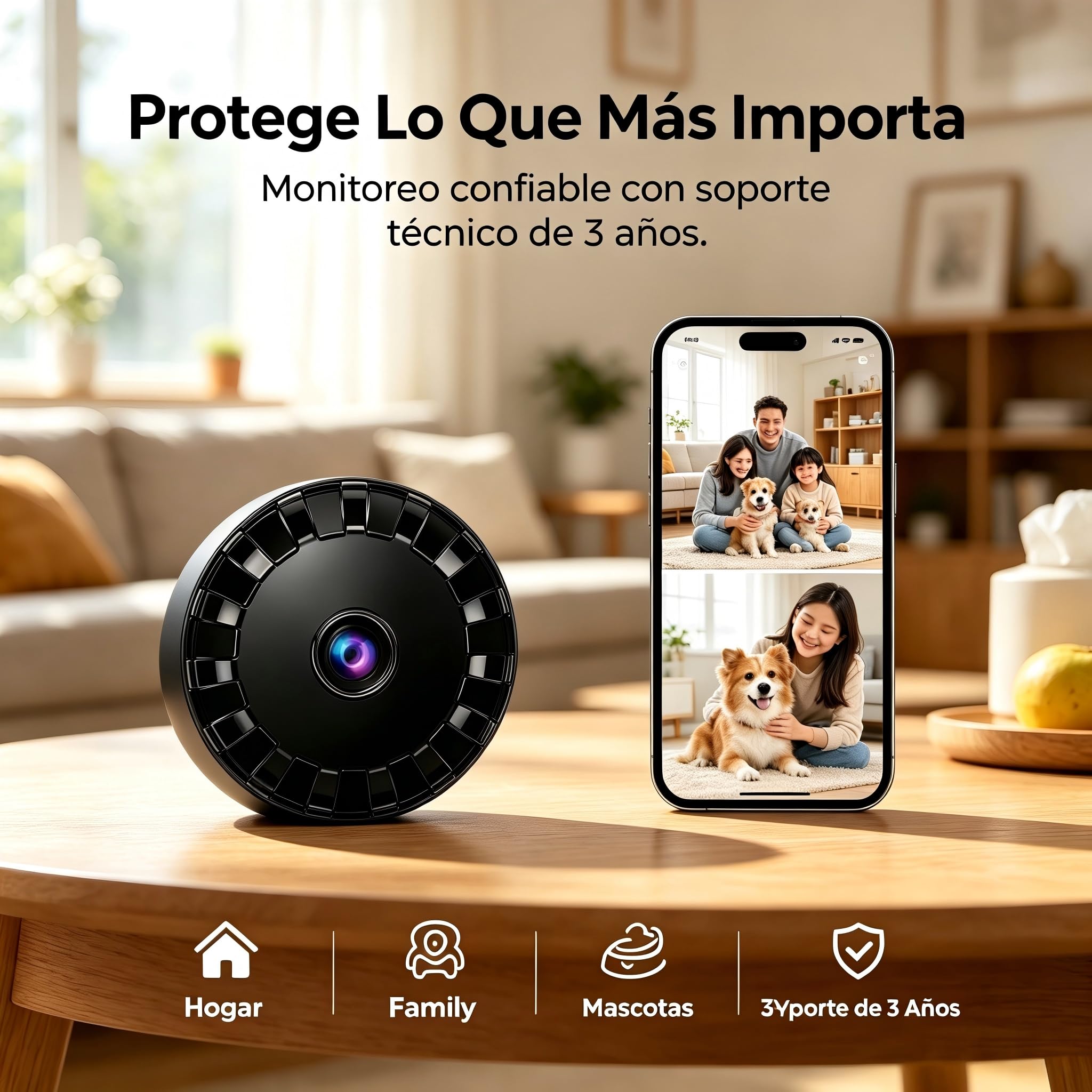 8 PCS Mini Cámara de Seguridad WiFi HD 1080P, Cámara Oculta Mejorada 2026 con Visión Nocturna, Cámara Espía Pequeña para Interior y Exterior, Ideal para Bebés, Mascotas y Vigilancia Doméstica L/X3