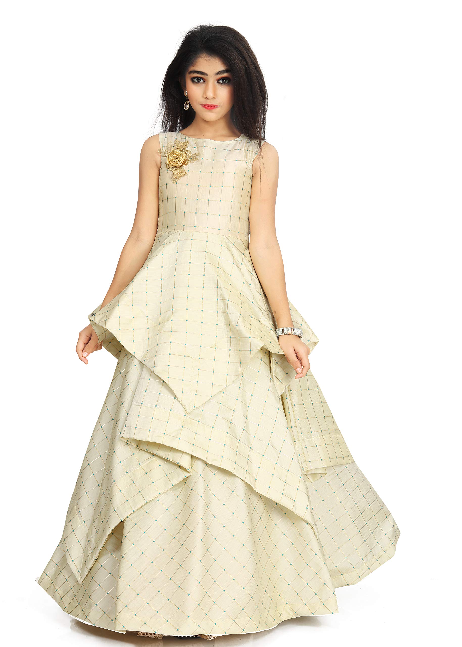 FELIZ THE DESIGNER STUDIOKids Long Gown For Girl's