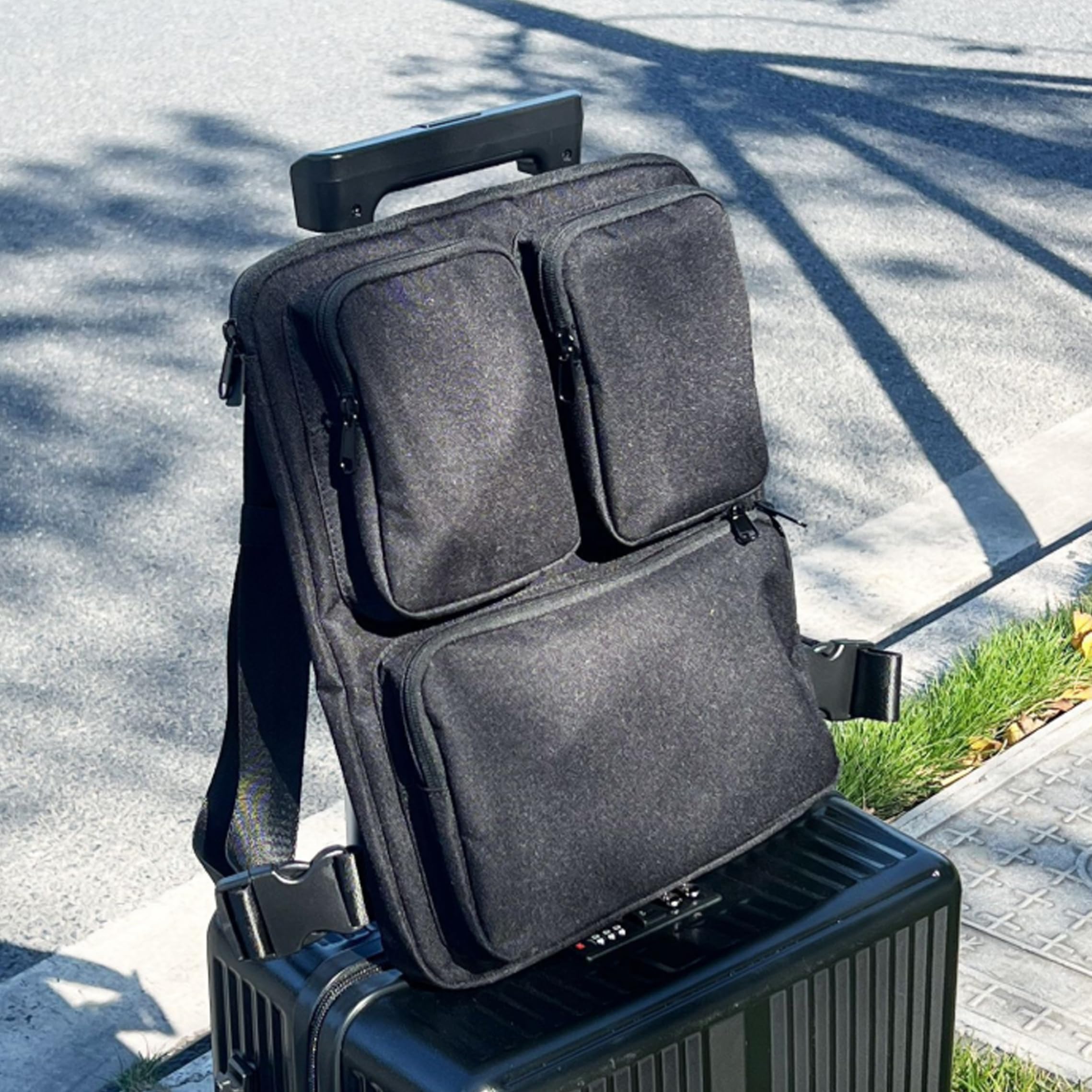 Organisateurs de Bagages pour Valise, Organisateur de Bagages pour Sac à Main, Sac Voyage léger et détachable avec Compartiment pour Ordinateur Portable 15, 6 Pouces, Organisateur