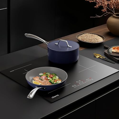 CIARRA Plaque Induction 4 Feux Encastrable 60 cm 7200W avec Zone Flexible - 10