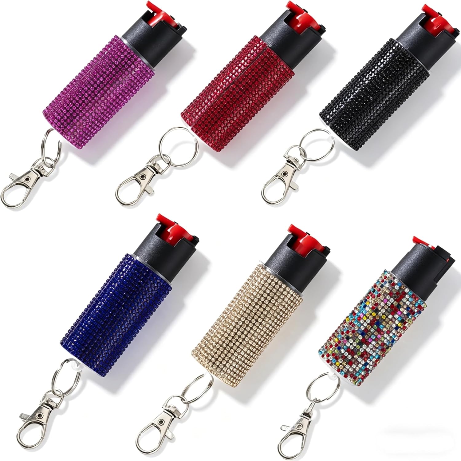 Cute Pepper Spray Maximum Strength Self Defense Keychain for Women