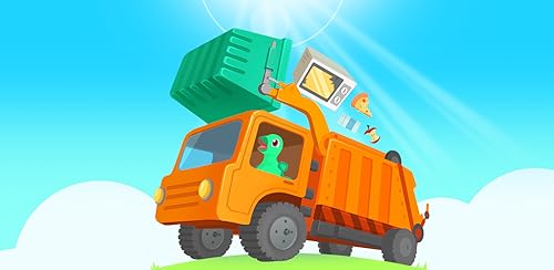Dinosaur Garbage Truck - Simulator Games for kids