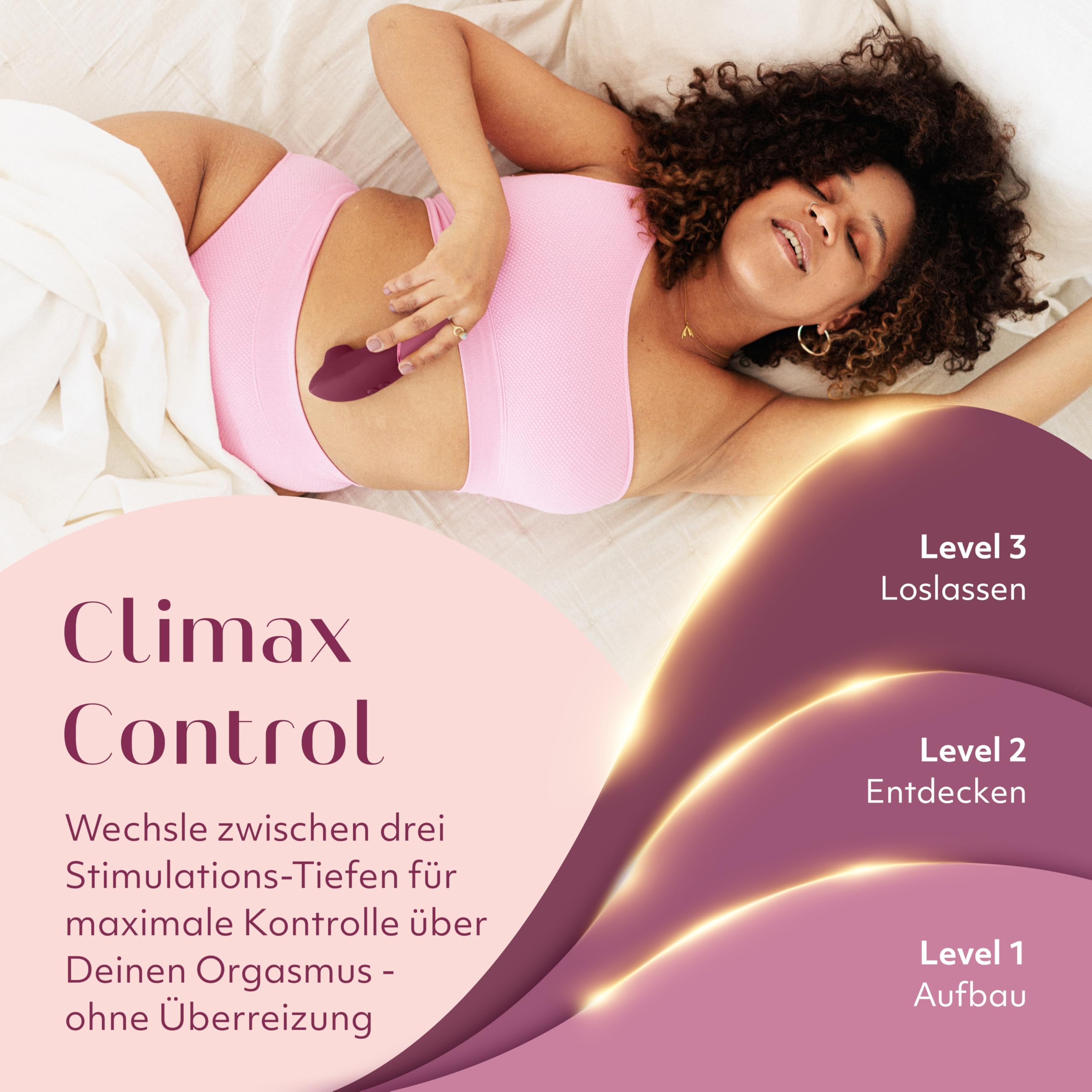 Womanizer Next 3D Pleasure Air Klitoris-Stimulator – Saugvibrator für Frauen – Vibrierendes Sexspielzeug für Erwachsene mit 14 Vibrationsmodi – Wasserdicht Klit-Sauger – Wiederaufladbar - Rosa