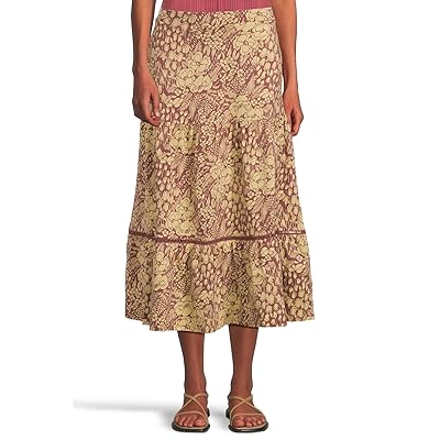 Toad&Co Marigold Tiered Midi Skirt Women