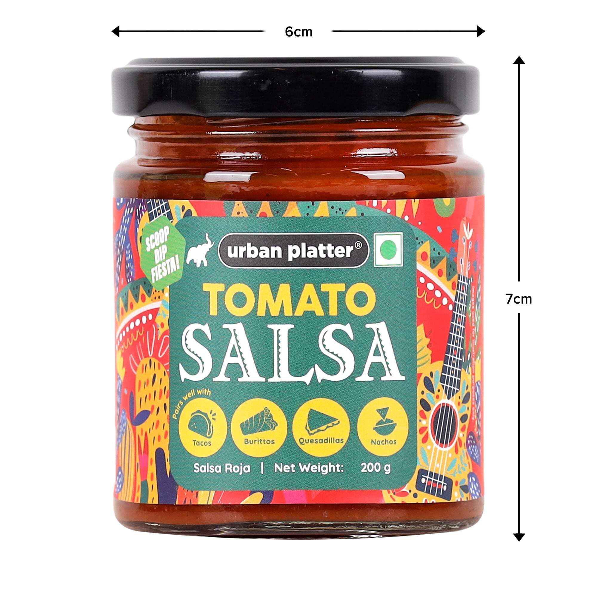Urban Platter Tomato Salsa, 200g (Preservative Free | Vibrant & Zesty | Mexican Salsa) - Image 7 thumbnail