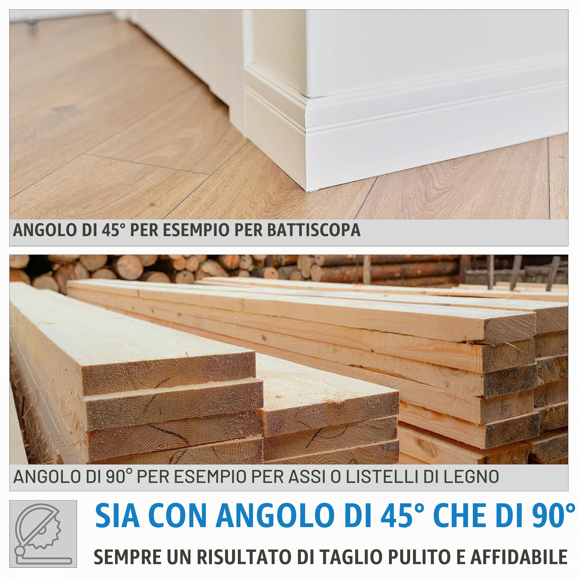 Güde 55269 TKGS 254.2 (2 in 1, troncatrice e sega circolare da tavolo, 1800 Watt, lama da 254 mm, laser)