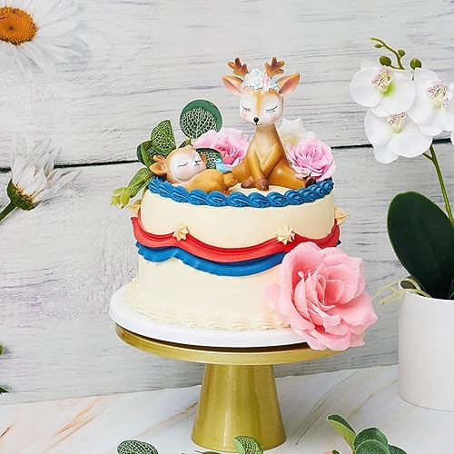 Miniatura 4 de 12 adornos para tartas de ciervos, figuras de ciervo, decoración de pastel de bosque, baby shower, decoración de pastel de ciervos, decoración de