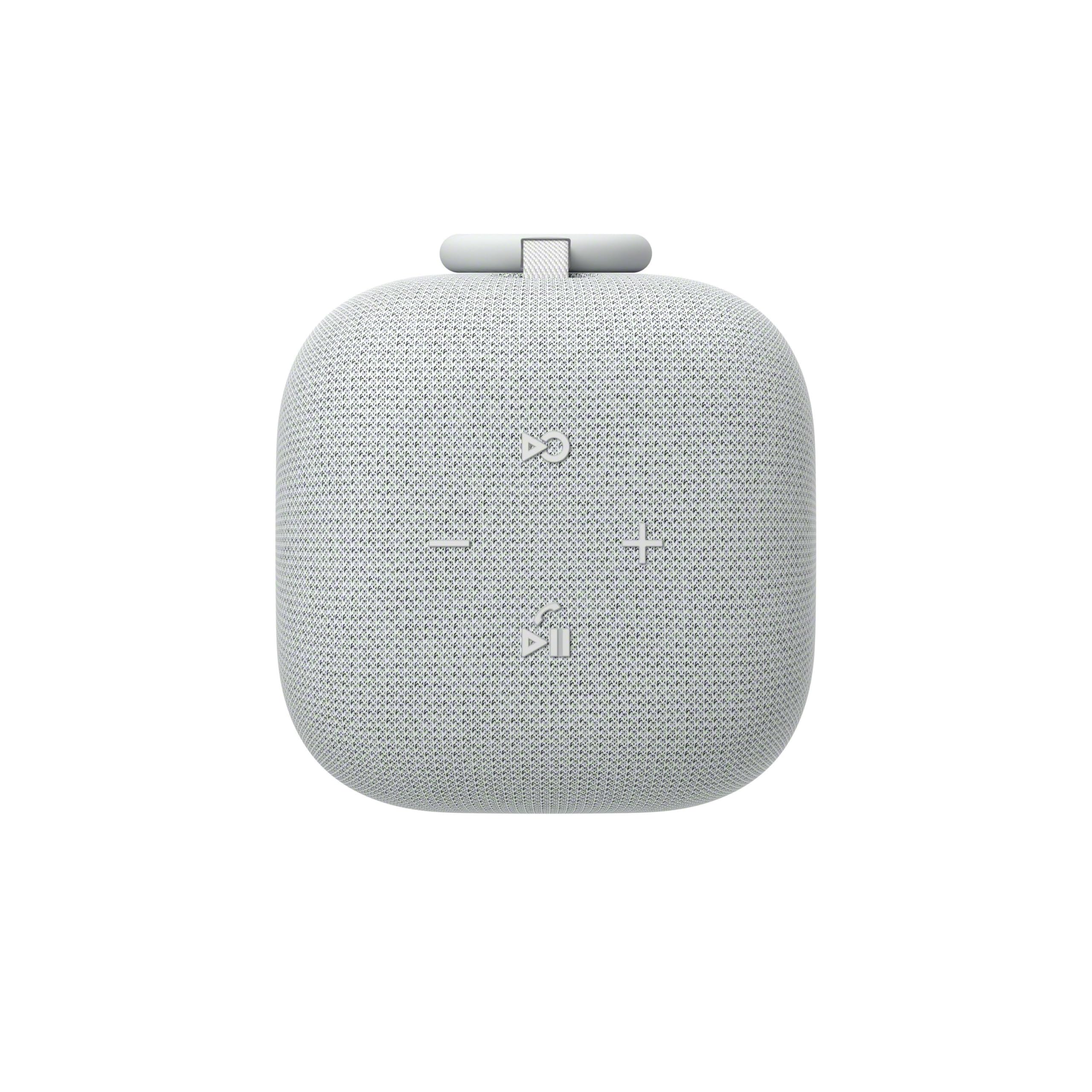 Sony LinkBuds Speaker przenośny bezprzewodowy głośnik Bluetooth ze stacją ładującą, IPX4, wodoodporny, 25-godzinny akumulator, jakość dzwonka, głośnik domowy, szary