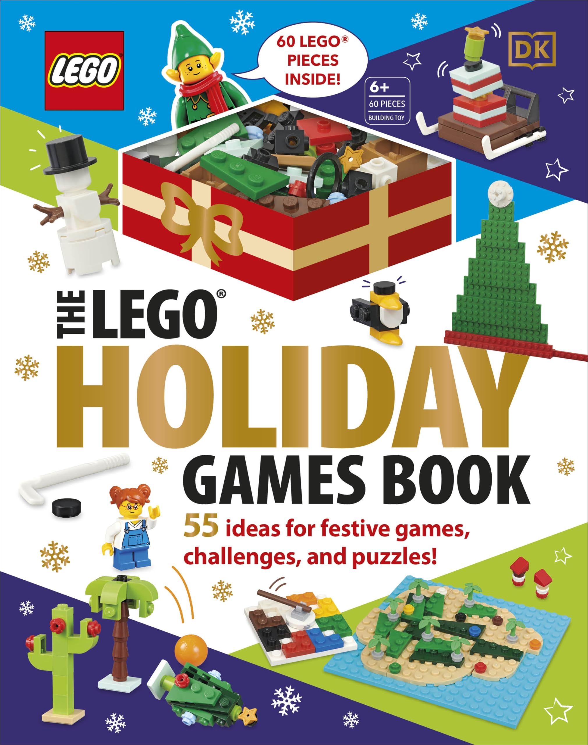 The LEGO Holiday Games Book: 55 Ideas for Festive Games, Challenges, and Puzzles