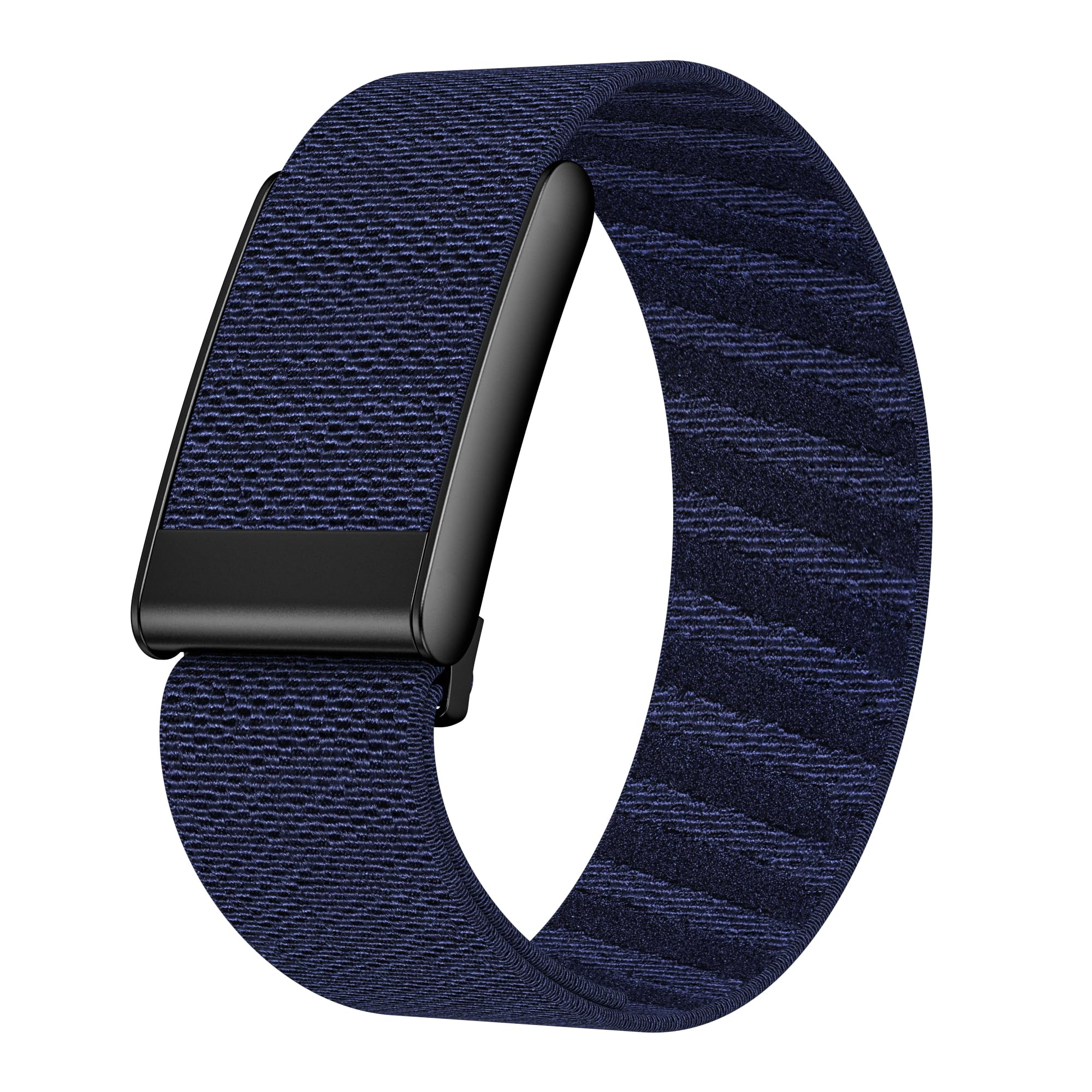 Staple Vault Ultra-Comfort Sports Band Compatible with WHOOP 5.0 Band, Premium Adjustable Elastic Nylon Wristband Strap, Sweat-Proof Breathable Athletic Loop for Men and Women (Dark Blue)